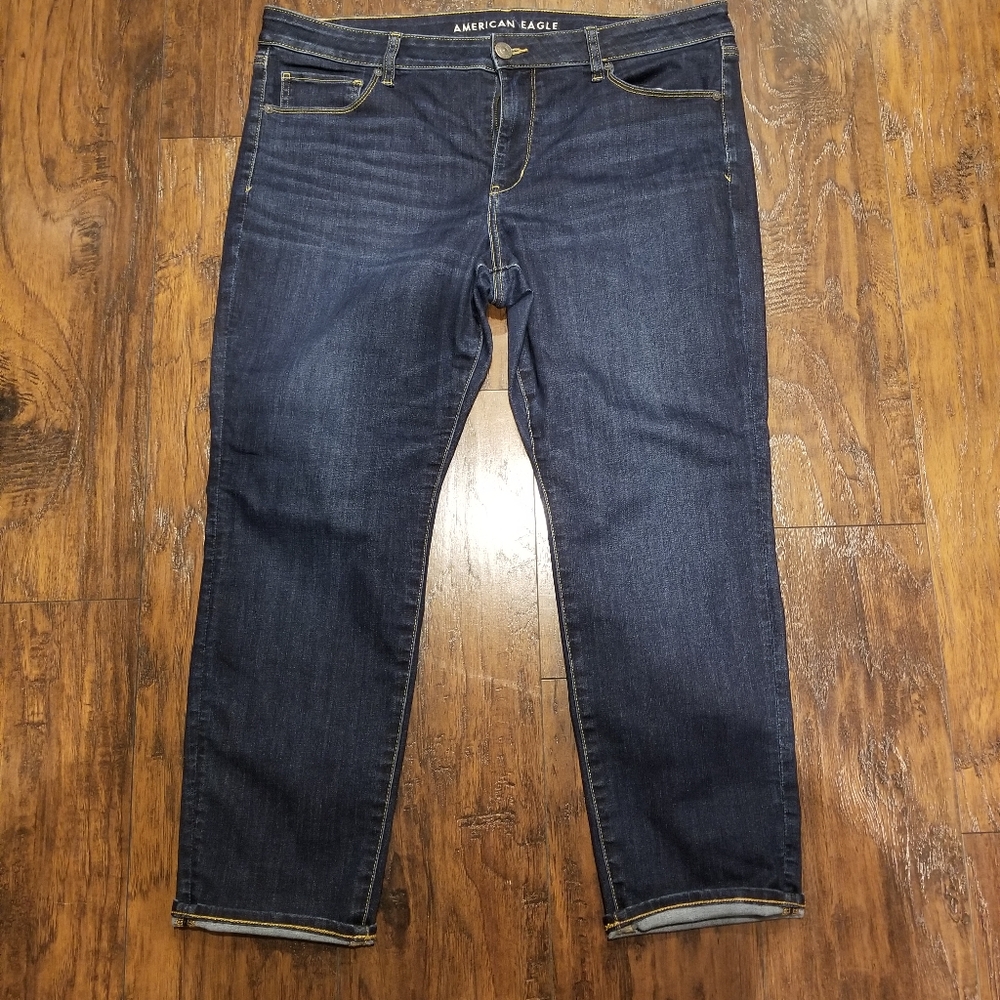 American Eagle SkinnyJeans Size 18 Dark Wash New Condition
